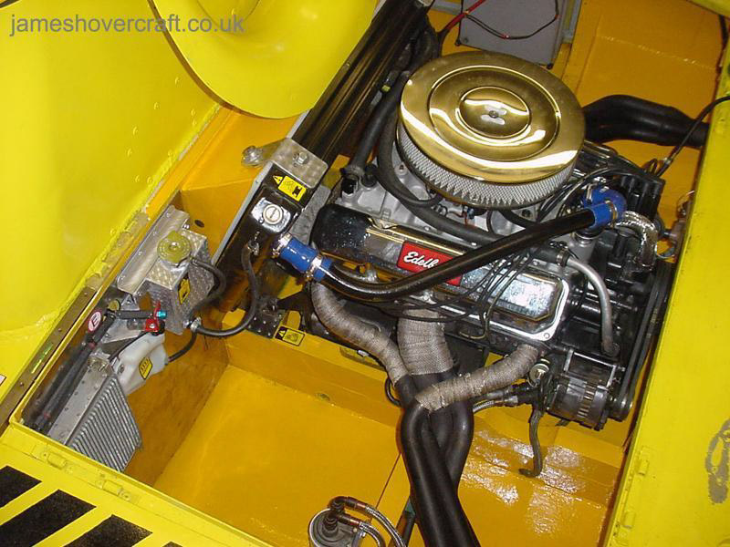Restoring an old Tiger 12 hovercraft to a fully working state - Cooling system (credit: ).